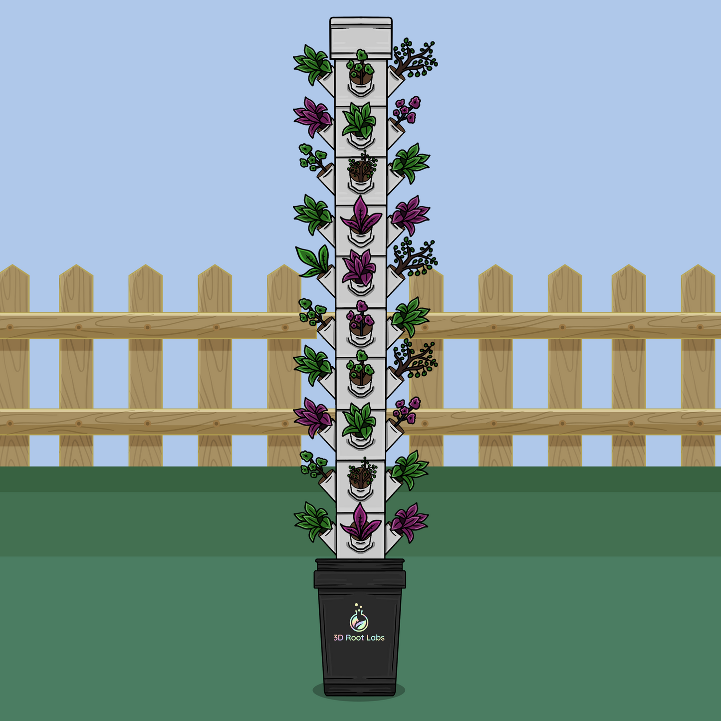 IEVA Garden Tower: Grow Guide - 3D Root Labs