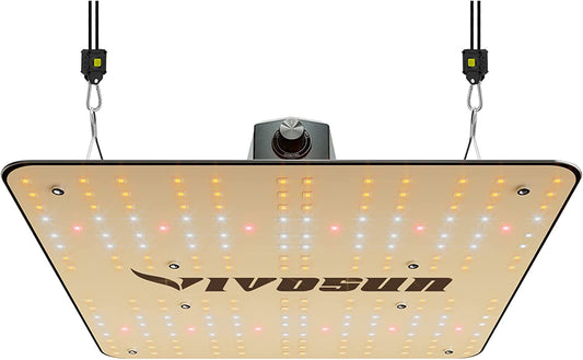 VIVOSUN VS1000 LED Grow Light with Samsung LM301 Diodes & Sosen Driver Dimmable Lights - 3D Root Labs