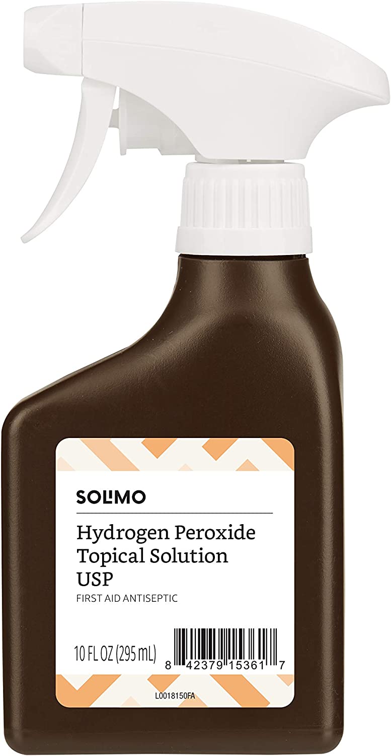 Solimo Hydrogen Peroxide Spray Bottle, 10 Fl. Oz - 3D Root Labs