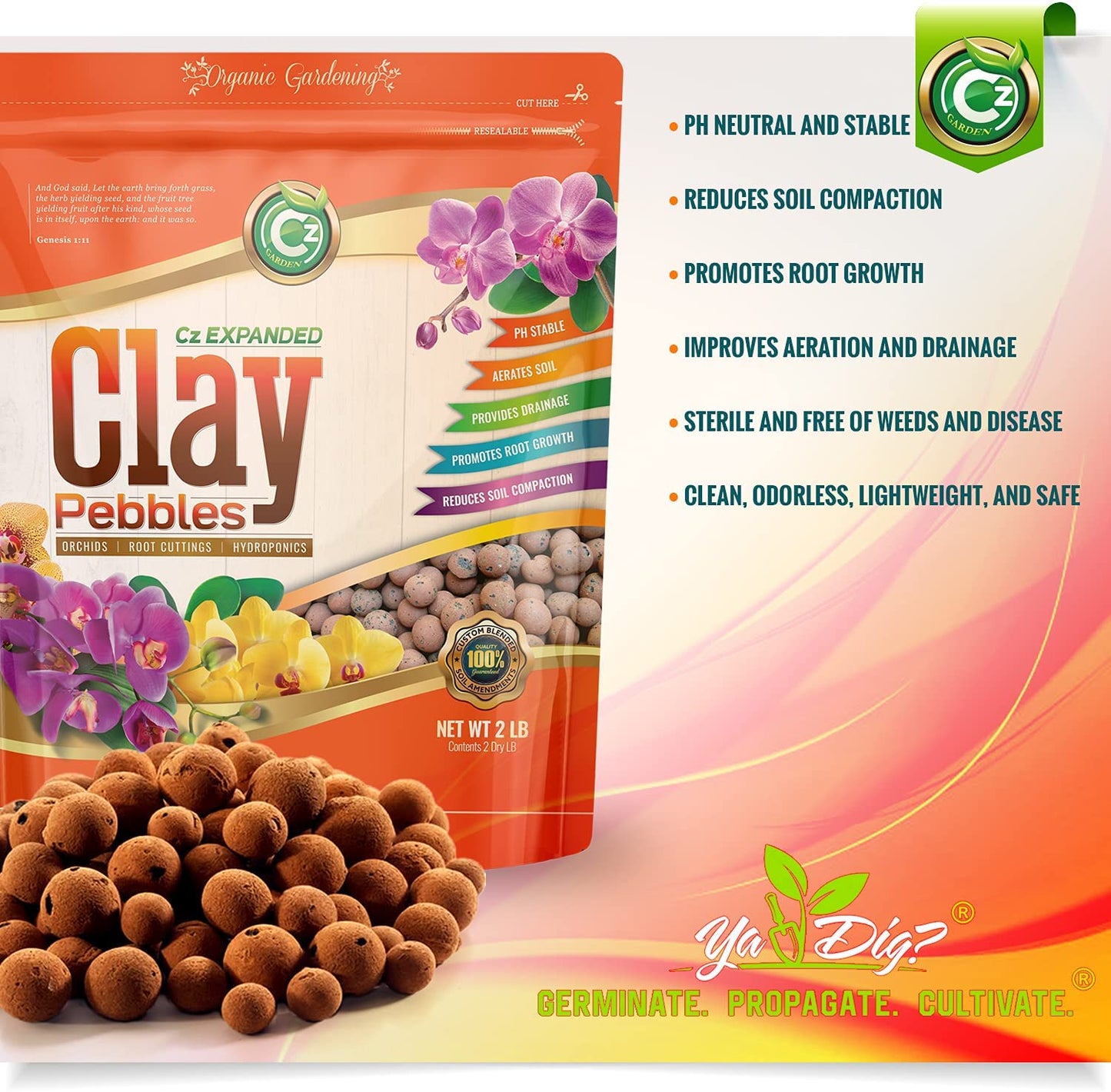 Organic Expanded Clay Pebbles - 3D Root Labs