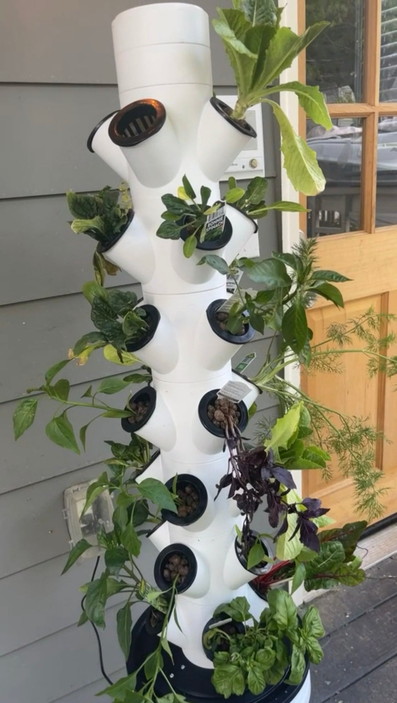 IEVA 3D Printed Modular Hydroponic 4.5ft Tower 28 Pot - 3D Root Labs